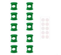 Clips de soporte para plantas de interior y exterior, fijación simple para vides y compactos, juego de 10 para una fácil jardinería (20 piezas)