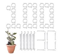 Clips de soporte para plantas, sujetadores de gancho de jardín, herramienta de abrazadera de vid multifuncional, clips de seguridad reutilizables, tallos de tomate, crecimiento de pepinos