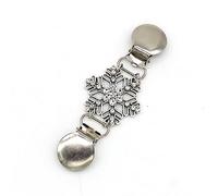 Clips De Suéter Silk Scarf Buckle Women's Bunching Anti-walking Clip Brooch Accesorios para Cuello