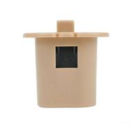 Clips de sujeción para asiento trasero de coche, plástico ABS, retenedor de asiento de repuesto para Nissan Micra K11 Sunny Qashqai, negro y beige, paquete de 2