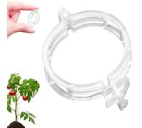 Clips de sujeción para enredaderas de jardín, Clips de fijación de plantas for plantas trepadoras 100/150/300 piezas multicolor(White-100pcs)