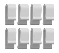 Clips de tapa de horno,Clips protectores de esmalte para tapa de horno - 8X clips de repuesto para protector de utensilios de cocina,Protectores de utensilios de cocina, clips de cacerola