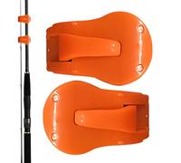 Clips de Transporte para cañas de Pescar, 2 Protectores Antideslizantes Acolchados, Pinza para cañas de Pescar, para guía de línea y posicionamiento de la caña de Pescar en el