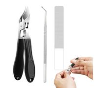 Clips de uñas inclinados-cortadores de uñas de acero inoxidable | Grandes clips de deslizamiento y nativos antideslizantes para sala de estar casa mujeres senior viaje niños que cuidan niños niños