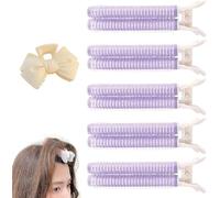 Clips de velcro para el cabello, clips de volumen para raíces, clips de volumen de velcro, clips de raíz para el cabello voluminizador (morado, 5 piezas)