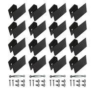 Clips de ventana de tormenta, abrazadera de fijación reutilizable resistente, clips de madera contrachapada para ventana, para negocios, hogar, hotel, baño, dormitorio, apartamento, alquiler, cocina