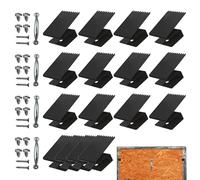 Clips de ventana - Pinza de fijación robusta para cargas elevadas | Clips reutilizables para ventanas de tormenta, para empresas comerciales, hogares privados, hoteles, baños, dormitorios