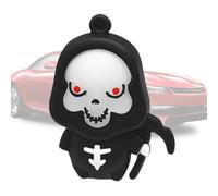 Clips de ventilación de aire esqueleto, clips de ventilación esquelética, Horror Skull Vent Perfume Clamp, Clip de decoración de salida de aire acondicionado del automóvil, accesorios para interiores