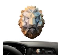 Clips de ventilación de aire para coche, de corazón de león, aromaterapia, accesorio para cabina de coche, fragancia duradera, piedra difusora para hombres y mujeres