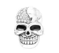 Clips de ventilación de calavera | Clip de perfume de salida de aire con cabeza de calavera | Ambientador creativo para decoración de coche, adorno interior automotriz para camiones y caravanas