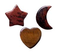 Clips de ventilación de coche, 3 clips de ventilación de cristal, adorno en forma de corazón y estrella de luna, decoración de salida de aire de vehículo para hombres y mujeres, decoración interior de