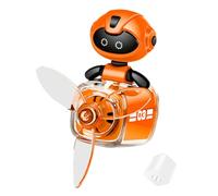 Clips de ventilación de coche | Ambientador de coche de dibujos animados robot piloto | Clip de ventilación de adorno de aromaterapia, bonito difusor de aceite giratorio automático para cocina, casas