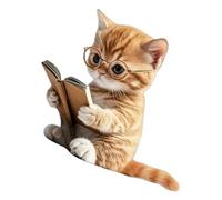 Clips de ventilación de coche, ambientador de gato, 57 x 9801 pulgadas, desodorante difusor de aromaterapia acrílico 3D, clip purificador de aire para vehículos, hombres, niñas, adolescentes, viajes