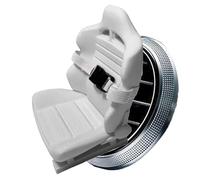 Clips de ventilación de coche lindos - Bonitos clips de ventilación de coche en forma de asiento 3D | Moldura automotriz para portavasos, puerta convertible familiar, ventana, salpicadero, asiento