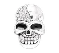 Clips de ventilación de cráneo, difusor de aire de calavera - Salida - Clip de perfume - Decoración interior del coche, ambientador creativo para coche