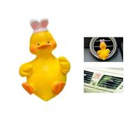 Clips de ventilación de los ambientadores de aire del coche de pato, lindo difusor de autos de pato - Difusor de olor Automotora automotriz Ambientador - Exquisita fragancia de automóvil fragancia per