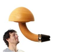 Clips de ventilación de madera, difusor de aromas hechos a mano, ambientadores de madera maciza de hongos naturales, atractivos clips de ventilación para accesorios interiores de automóviles