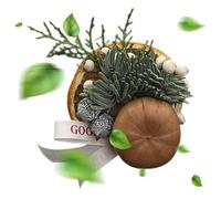 Clips de ventilación de plantas artificiales | Ambientador de aire de coche con flores secas artificiales | Accesorios decorativos para automóviles, decoración de perfume para armario, cajón, mesa de