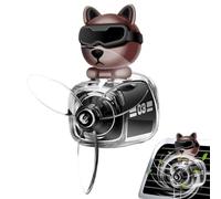 Clips de ventilación del ambiente de aire del automóvil, lindo ambientador de aire del automóvil | Decoración de difusor de fragancia automática giratoria | Decoración de aromaterapia de fragancia est