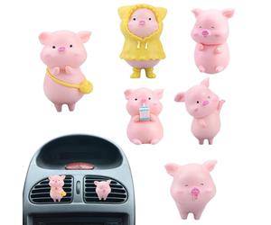Clips De Ventilación Del Coche Ambientadores,Ambientador De Ventilación Del Coche | Ambientadores En Forma De Un Cerdo Lindo,Difusores De Para Mejorar El Estado de ánimo Y Refrescar El Aire Para