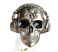 Clips de ventilación para ambientador de coche en forma de calavera ambientador de coche,ambientador de coche en forma de cabeza de muerte, de ventilación de Halloween |Accesorios para