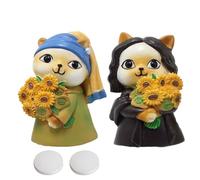 Clips de ventilación para ambientadores de coche - Ambientadores Aromaterapia Chica Gato | Ambientadores con clips de ventilación para niña, diseño de clip de ventilación con fragancia para tableta, d