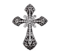 Clips de ventilación para ambientadores de coche, clips de ventilación de coche Bling Cross - Cross Crystal Car Air Outlet Ambientador Clip Perfume Clip Interior del Coche Difusor de Aroma Decoración