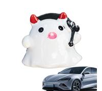 Clips de ventilación para ambientadores de coche - Diseño fantasma 3D | perfume de larga duración, fácil fijación por clip, accesorio elegante para una conducción agradable | Tablero de instrumento