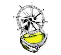 Clips de ventilación para coche, ambientador de hélice para coche, accesorio giratorio para interior de coche, difusor de coche con volante