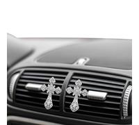 Clips de ventilación para coche, clips de ventilación para coche, clips de ventilación para coche, clip de ventilación de diamante de cruz, accesorio de ventilación de coche