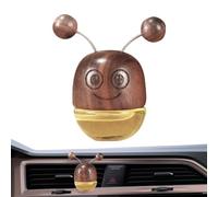 Clips de ventilación para difusor de coche Bee - Adorno de aromaterapia de salida de aire - Adorno de decoración del hogar, diseño de abeja lindo, extractos de para un perfume en la plu