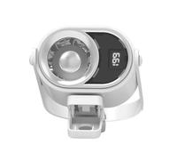 Clips de ventiladores pequeños, de alto rendimiento, compactos, 4 velocidades, silencioso, refrigerador, ventilador personal con luz y cordón para | Multipurpose Outdoor Indoor Utility sturdy