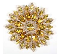 Clips de zapatos de flores de cristal Decoración de diamantes de imitación de cristal de cristal, Broche de diamantes de imitación de cristal vintage para bricolaje Ropa Accesorios para bolsos(6)