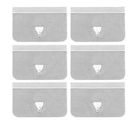 Clips deflectores de viento, canal deflector de lluvia y viento, conjunto de clips de retención de fijación de acero inoxidable, ajuste universal para automóvil(6pcs)