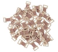 Clips elásticos para vendaje, 50 cierres de metal elásticos, clips elásticos de compresión, clips de cinta de soporte deportivo atlético, clips de rollos de cinta de repuesto para vendajes de crepé de