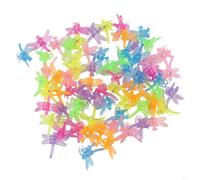 Clips en forma de libélula para soporte de plantas trepadoras, hechos de plástico para soportar el clima, ayudando a las orquídeas y flores a crecer en posición vertical (7 colores)