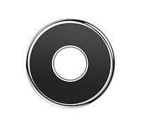 Clips En Z Tableros De Mini Soporte magnético de navegación para teléfono Redondo para Coche, Soporte multifunción de Metal magnético para Coche Gratis Amplificador De Teléfono De (Silver, One Size)