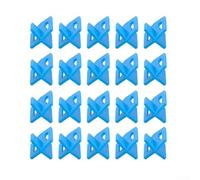 Clips espaciadores de azulejos, 100 unidades para proyectos de construcción que requieren sistema de nivelación de soporte en superficies de azulejos de suelo y pared (100 unidades de 3 mm)