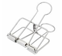Clips extra grandes de 2 pulgadas, pinzas de papel grandes plateadas para suministros escolares de oficina (15 piezas)