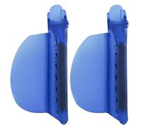Clips for Hair Sectioning, Hair Separating Clamps, Heat-Resistant Hairpins, Speed Separator Wig Extension Clamp, Highlighting Salon Tool, 1.77x3.78 Inches, Blue Color, 2 Pieces