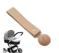 Clips - Ganchos resistentes para cochecito de bebé, clip de madera sintética para manta de cochecito, no se cae fácilmente, abrazadera para manta de cochecito de bebé, cochecito, viajes, clima frío
