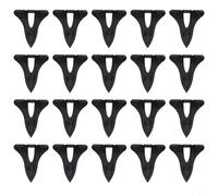 Clips guía de agua para panel solar, drenaje automático y eliminación de barro para una generación de energía mejorada, compatible con marco de 30 mm, 33 mm, 35 mm de grosor, paquete de 20 unidades