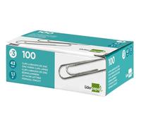 Clips liderpapel nº3 labiados 43 mm caja de 100 unidades - LI04