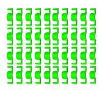 Clips ligeros pero firmes para ramas de plantas que mantienen la posición a través del viento, la lluvia y el peso de los cultivos durante la temporada de crecimiento (verde, 40 piezas)