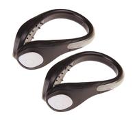 Clips luminosos para zapatos - Rayo resistente a la intemperie, funciona con pilas, módulo de iluminación de agarre , señal de neón brillante, accesorio de noche, flash portátil para zapatos