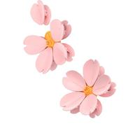 Clips magnéticos para bolsas con diseño de flor de cerezo, clips magnéticos para chips de nevera, clips rosas para sellar alimentos, lindos imanes para refrigerios, bolsas de pan (2PCS)