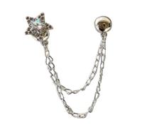 Clips magnéticos para sujetar la ropa - ajustables delgados con cadena | Cinturón Imantado Ajustador de Camisetas, Pinza - para Cuellos, Pañuelos, Camisas, Mujeres, Chicas, Amigas, Novia, Madre