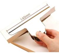 clips metálicos, Carpeta con clip de bisagra acero inoxidable 145 mm y Bulldog extragrande(145mm*12pcs)