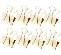 clips metálicos, Clips de papel, clips bulldog, clip bisagra metal for fotografías, fotos, suministros for el hogar y la oficina(51mm*12 pcs)