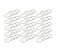 Clips metálicos multifuncionales for sujetar papel, bolígrafos, diarios, documentos, cuadernos, textos, etc.(Silver 15PCS)